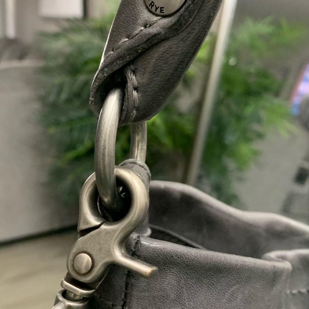 Frye Melissa Gray Leather shoulder hobo Bag - Picture 3 of 7
